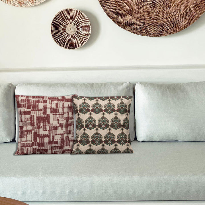 Habitual Cushion Cover Set Of 2 16"X16"