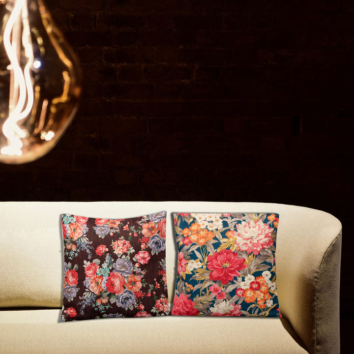 Bloom Cushion Cover Set Of 2 18"X18"