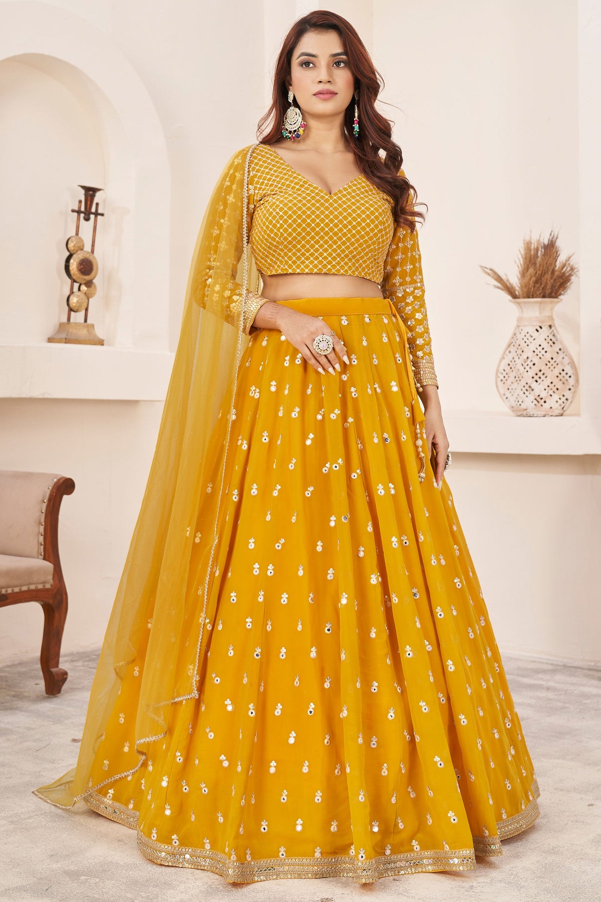 Lehenga for sangeet function best sale