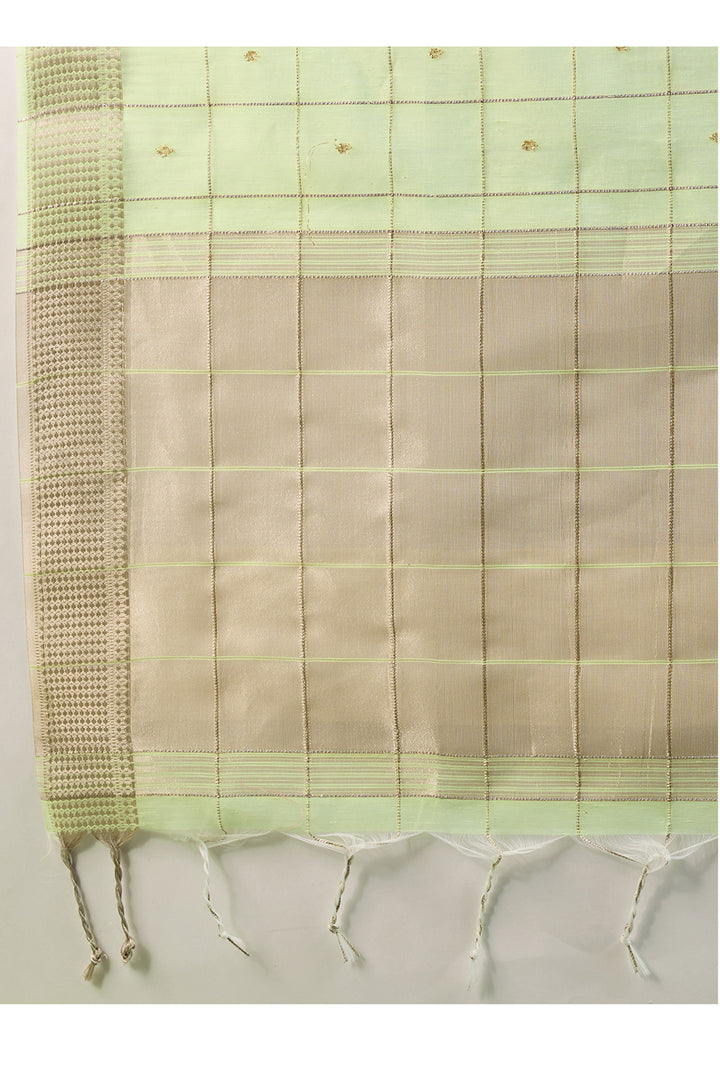 Green Color Exquisite Weaving Work Art Silk Saree | Buy Online India