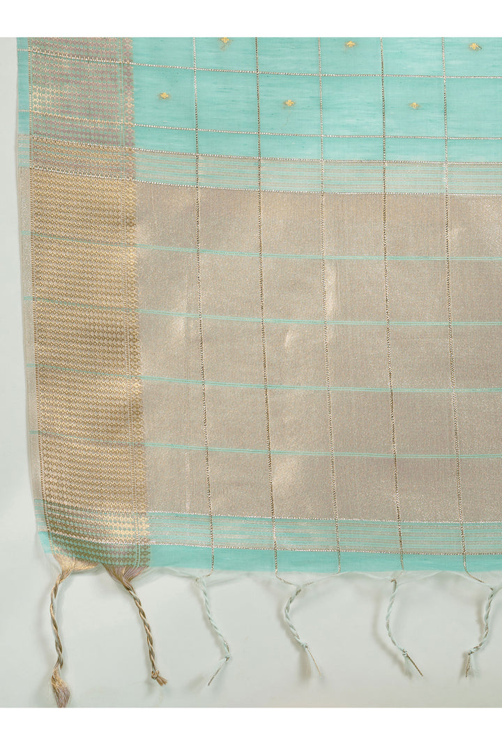 Alluring Sea Green Color Weaving Work Art Silk Saree | Buy Online India