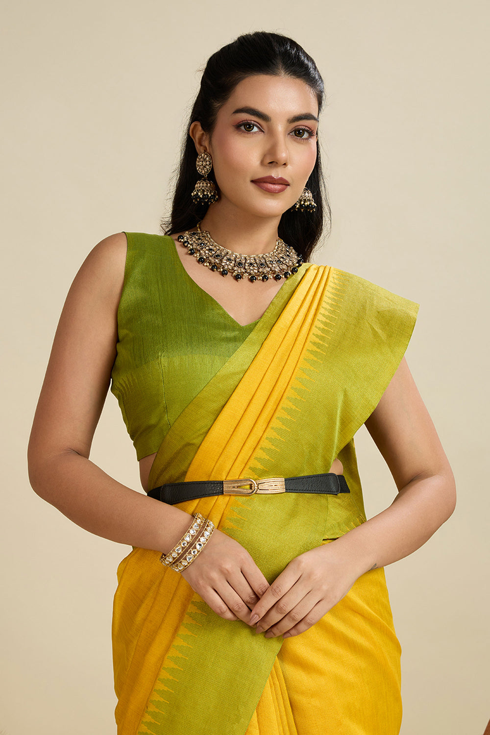 Trendy Yellow Color Festive Wear Art Silk Saree | Buy Online India