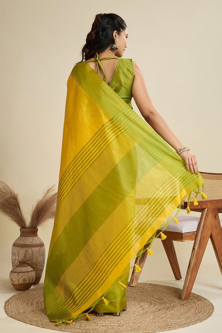 Trendy Yellow Color Festive Wear Art Silk Saree | Buy Online India