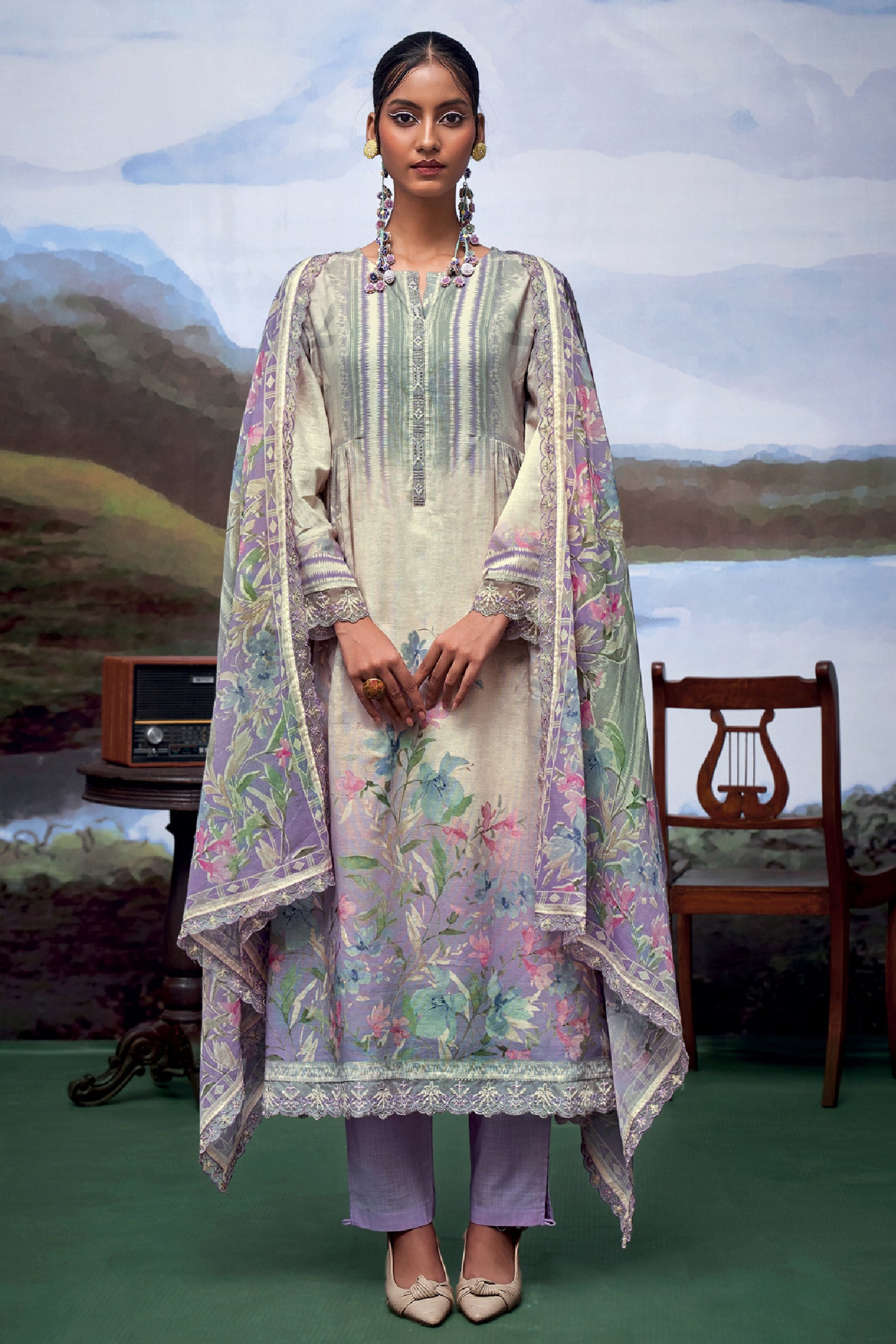 Casual Printed Salwar Kameez Buy Daily Wear Churidar Suits Designs Online