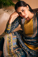 Load image into Gallery viewer, Navy Blue Color Viscose Fabric Lovely Casual Salwar Suit
