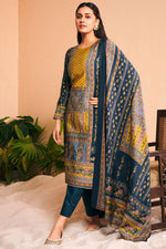 Load image into Gallery viewer, Navy Blue Color Viscose Fabric Lovely Casual Salwar Suit
