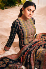 Load image into Gallery viewer, Viscose Fabric Black Color Casual Winsome Salwar Suit
