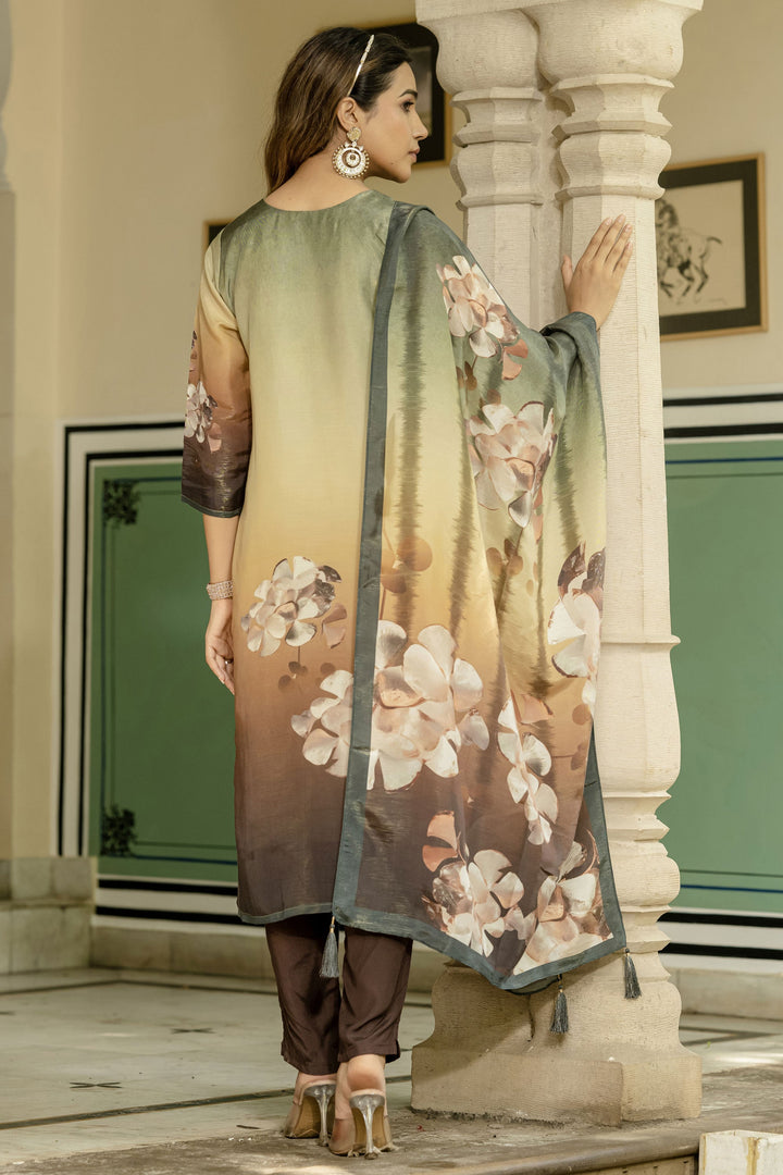 Awesome Fancy Fabric Multi Color Readymade Salwar Suit