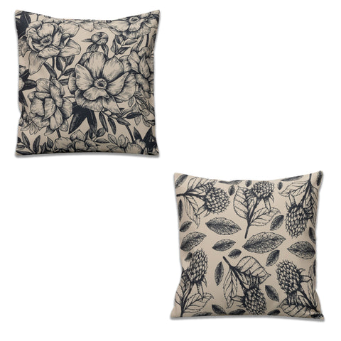 Scribble Cushion Cover Set Of 2 16"X16"