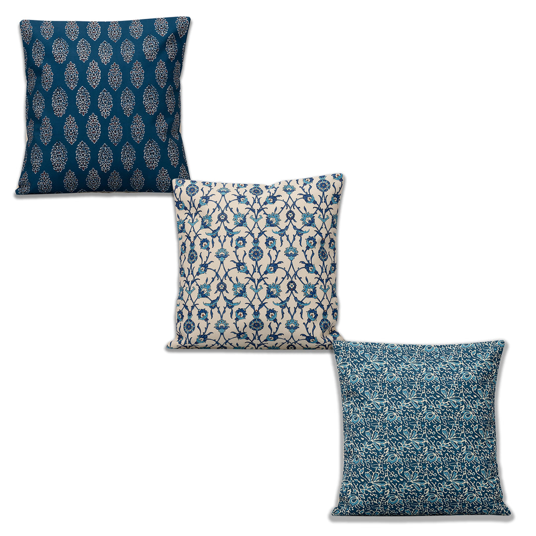 Yoga Cushion Cover Set Of 3 16"X16"