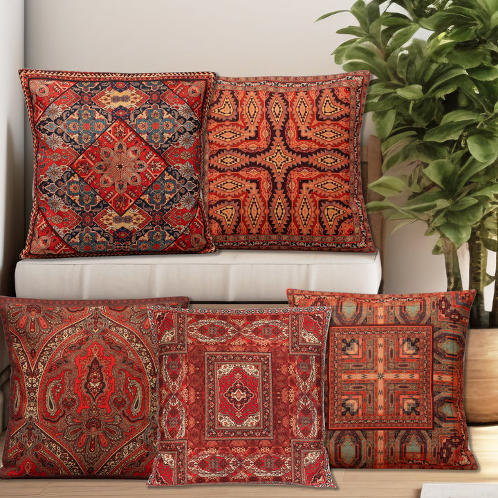 Overlie Cushion Cover Set Of 5 16"X16"
