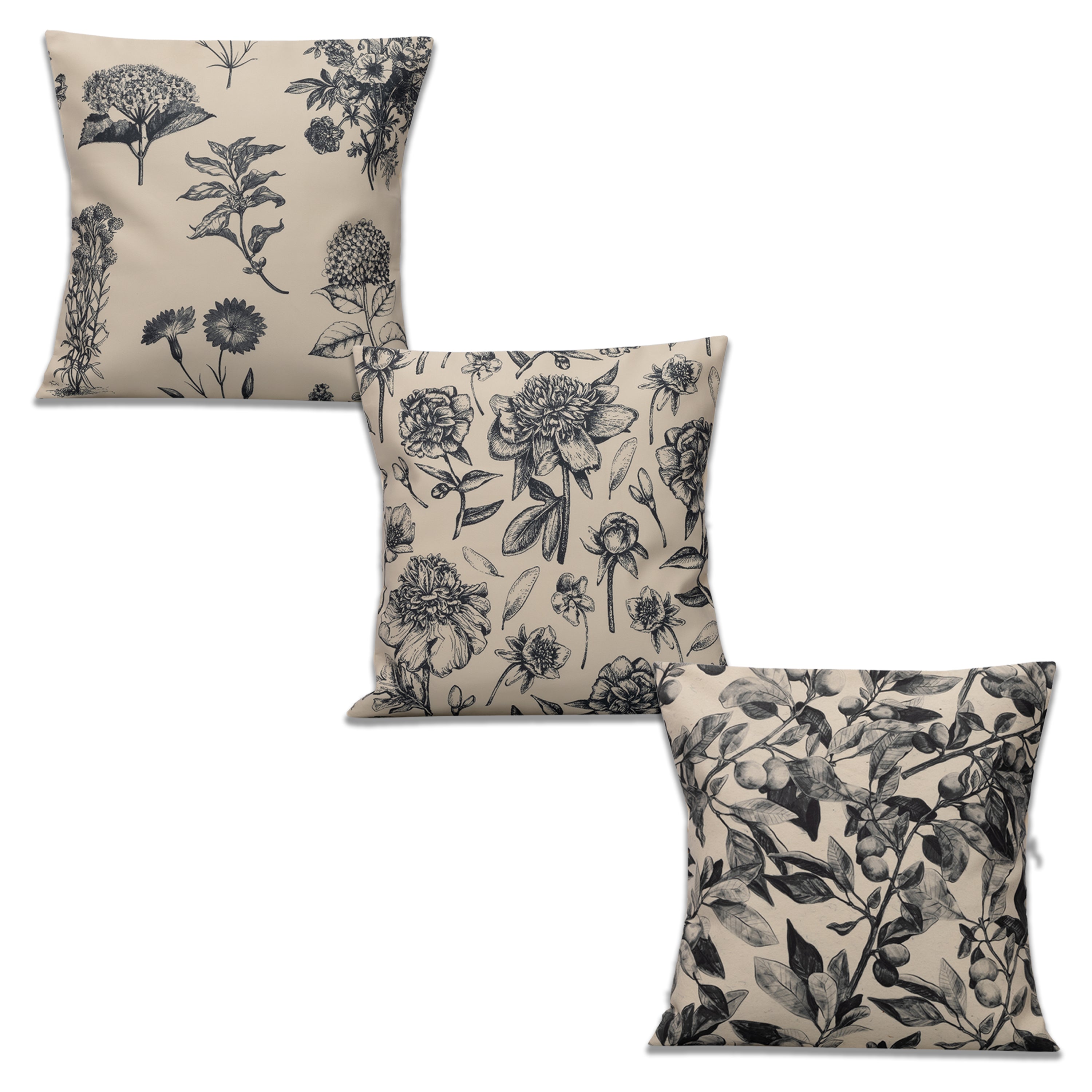 Qualify Cushion Cover Set Of 3 16"X16"