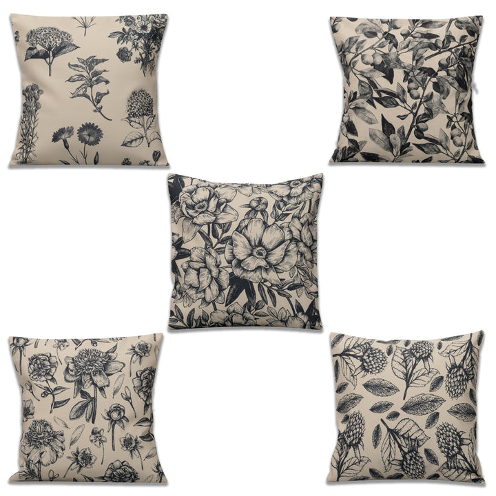 Skit Cushion Cover Set Of 5 16"X16"