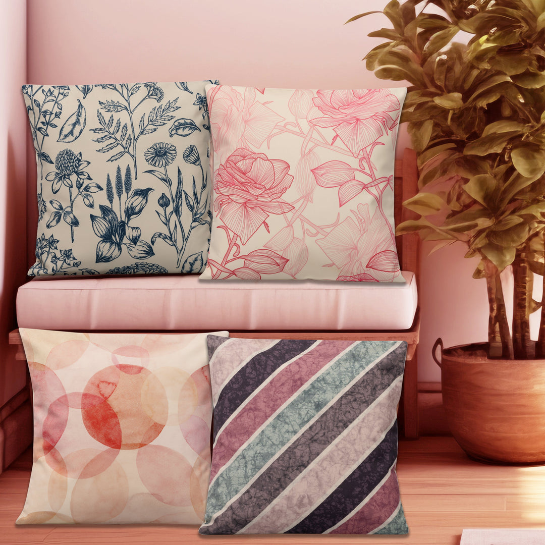 Tranquil Cushion Cover Set Of 4 16"X16"