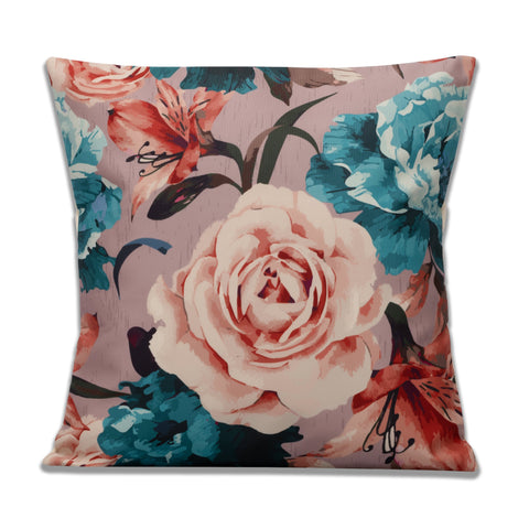 Floweret Cushion Cover Set Of 5 16"X16"