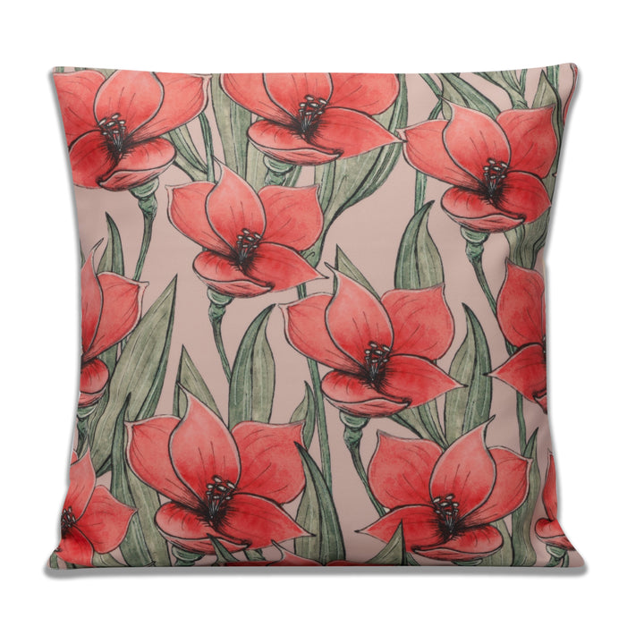 Posy Cushion Cover Set Of 2 16"X16"