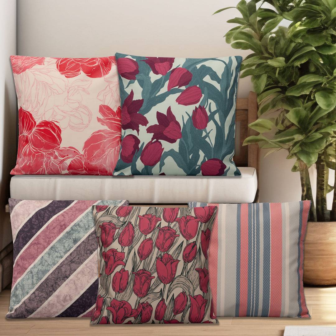 Jumble Cushion Cover Set Of 5 16"X16"