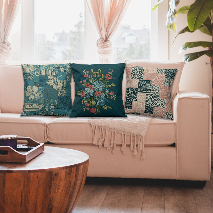 Woods Cushion Cover Set Of 3 16"X16"
