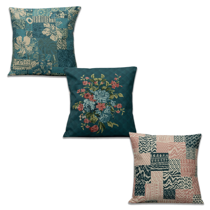Woods Cushion Cover Set Of 3 16"X16"