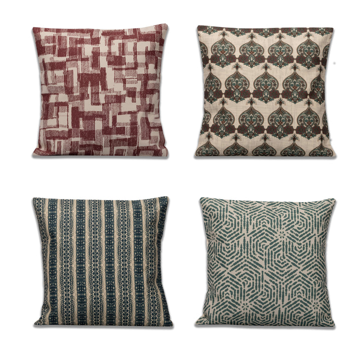 Glories Cushion Cover Set Of 4 16"X16"