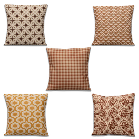 Bloom Cushion Cover Set Of 5 16"X16"