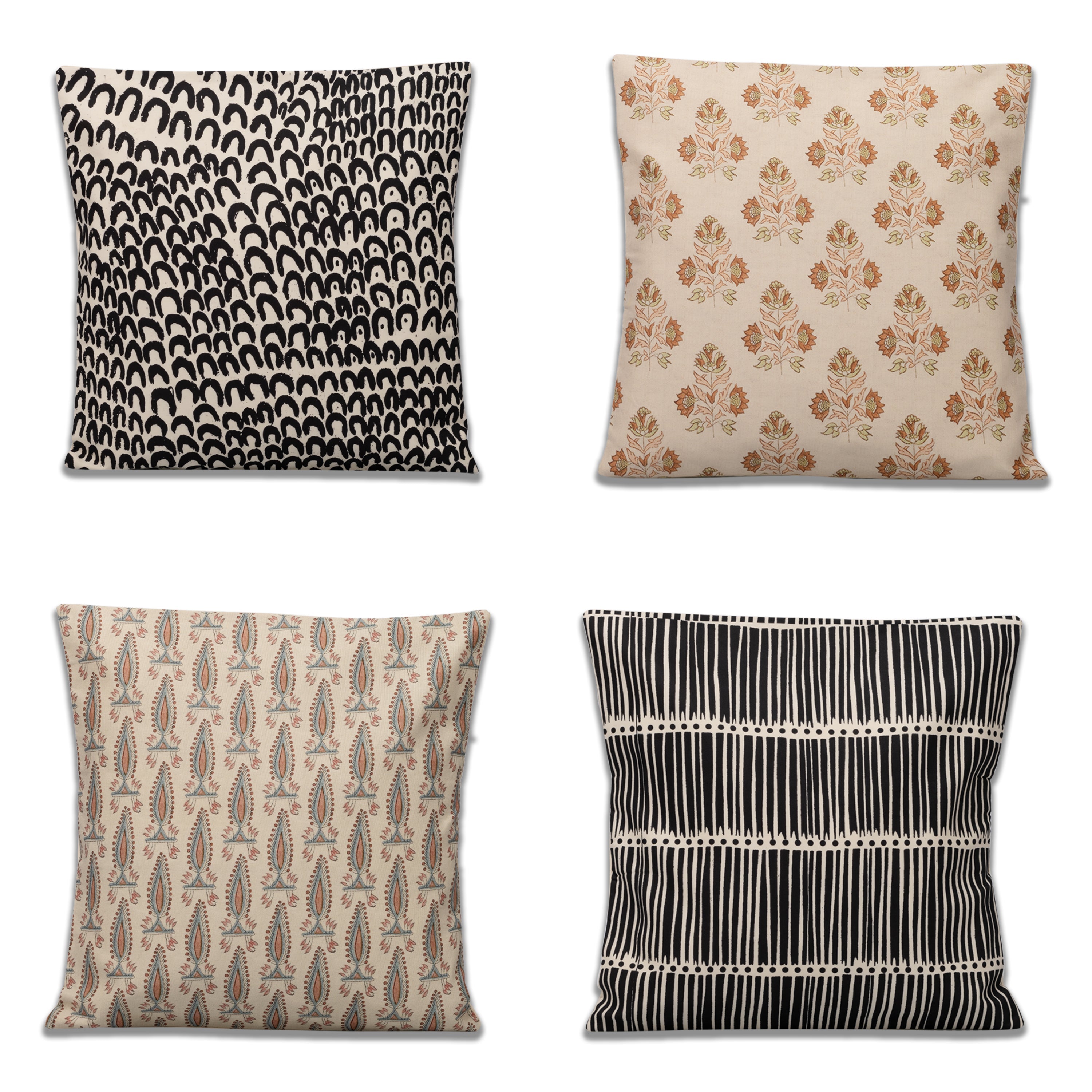 Flawless Cushion Cover Set Of 4 18"X18"