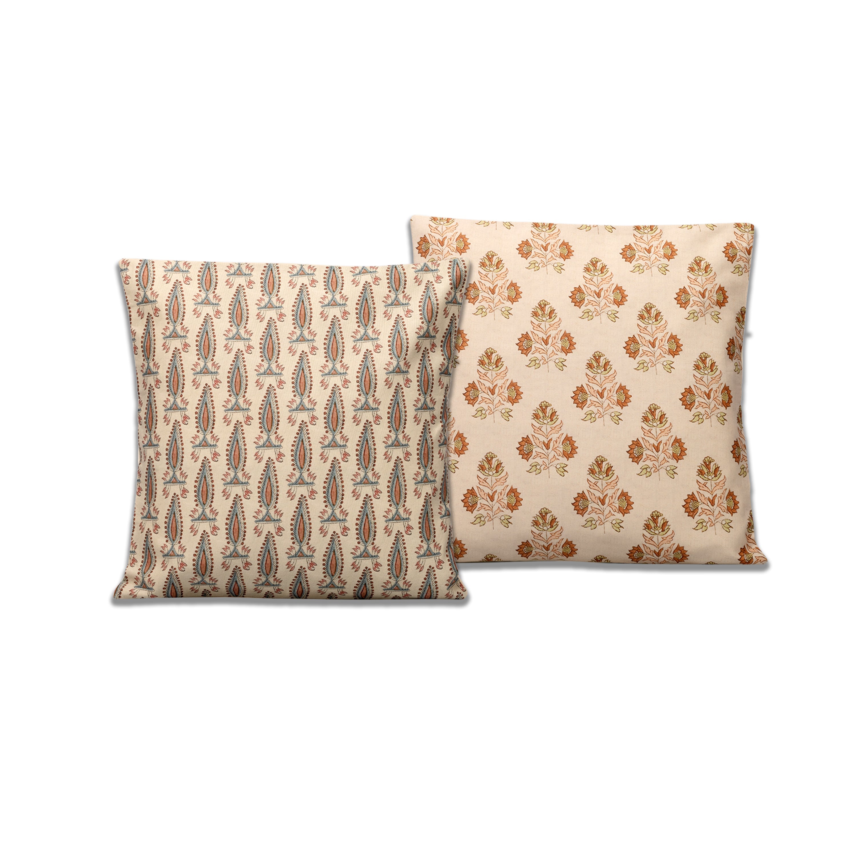 Slant Cushion Cover Set Of 2 18"X18"