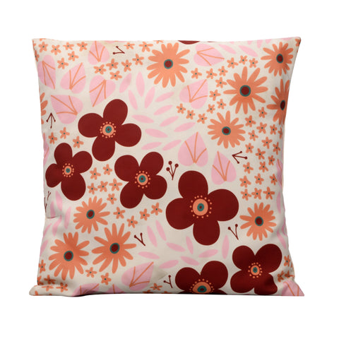 Floret Cushion Cover Set Of 2 16"X16"