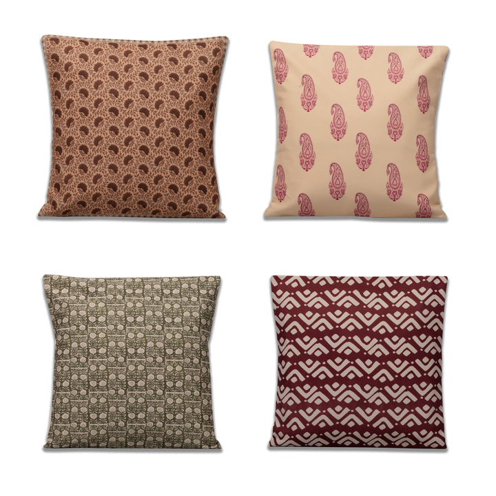 Alloy Cushion Cover Set Of 4 18"X18"
