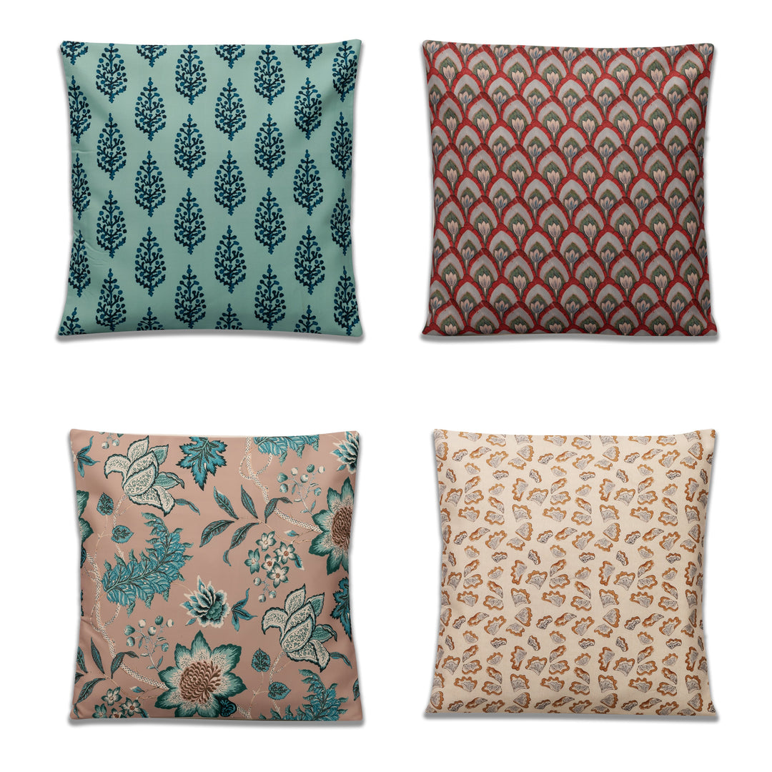 Junction Cushion Cover Set Of 4 18"X18"
