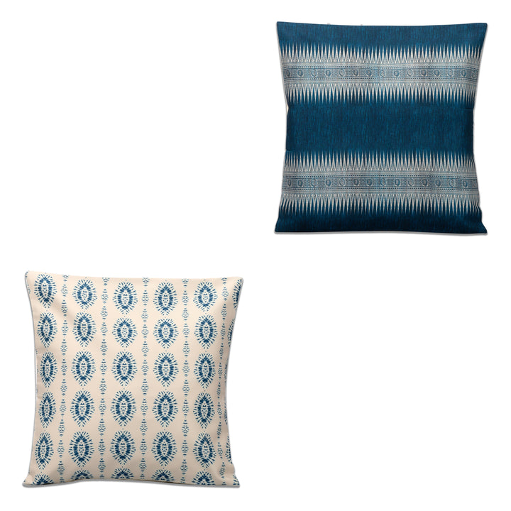 Cyanic Cushion Cover Set Of 2 18"X18"