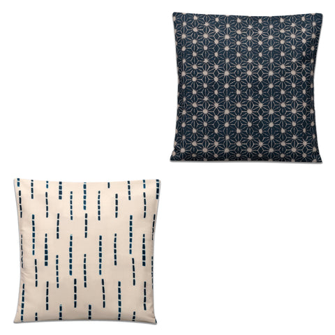 Sapphire Cushion Cover Set Of 2 18"X18"