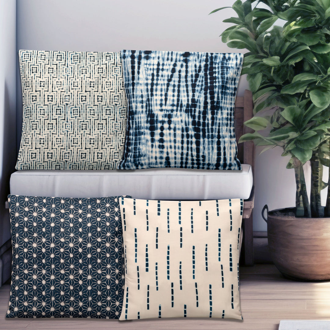 Xenas Cushion Cover Set Of 4 18"X18"