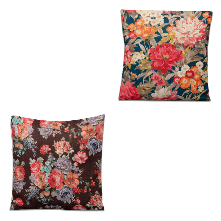 Bloom Cushion Cover Set Of 2 18"X18"