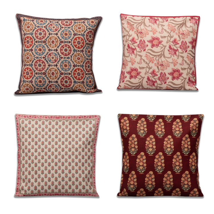 Decorous Cushion Cover Set Of 4 18"X18"