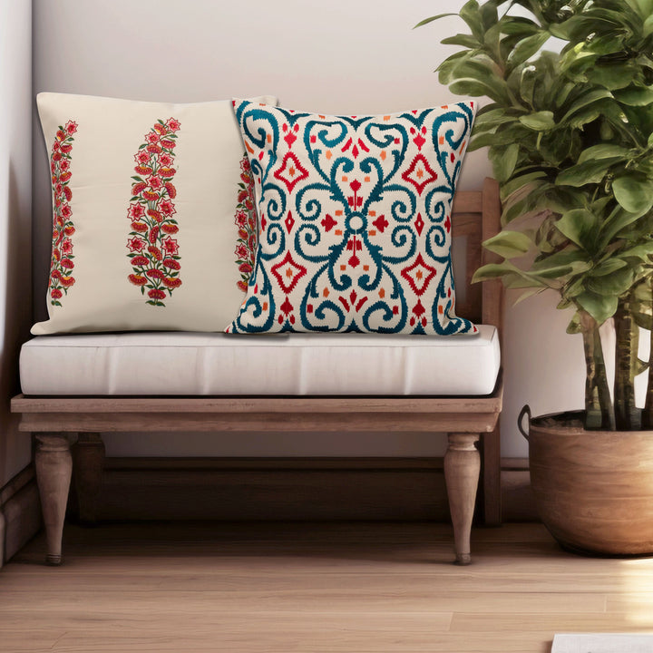 Spectrum Cushion Cover Set Of 2 18"X18"
