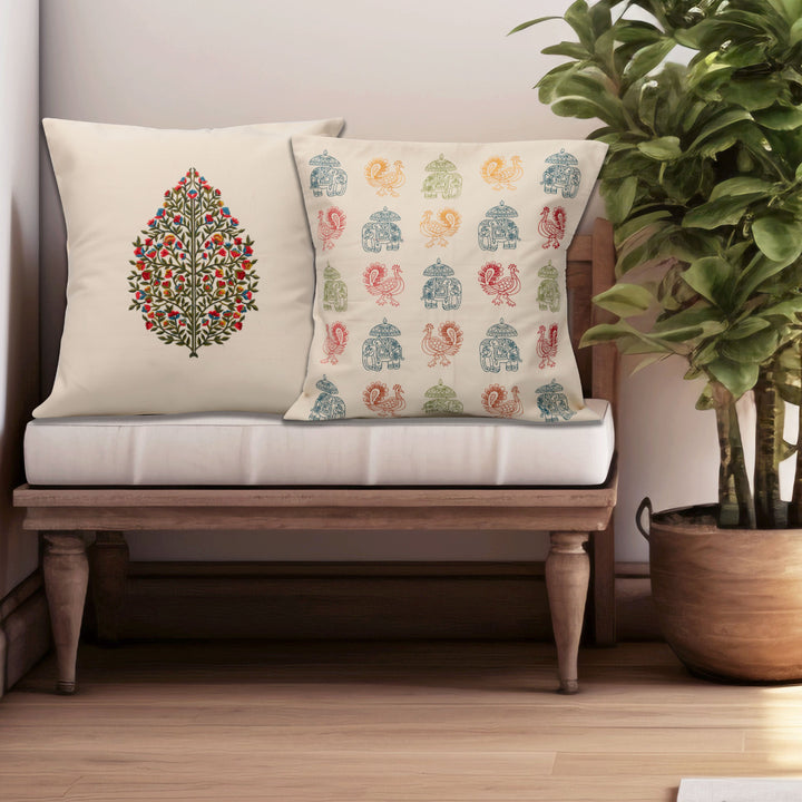 Statement Cushion Cover Set Of 2 18"X18"