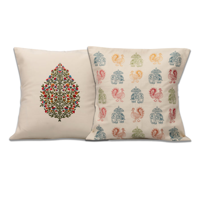 Statement Cushion Cover Set Of 2 18"X18"