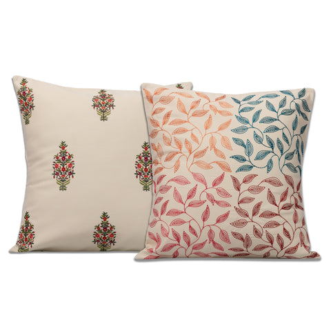 Routine Cushion Cover Set Of 2 18"X18"