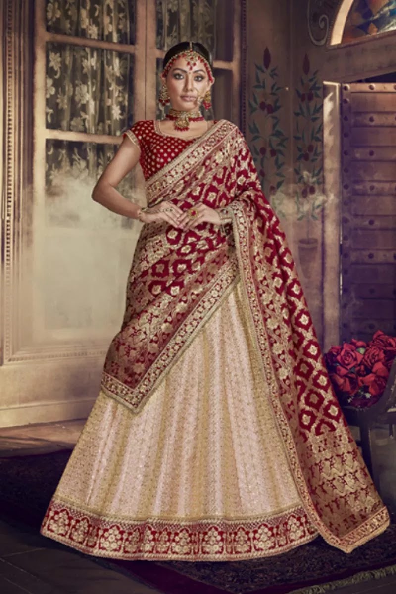 Designer Art Silk Fabric Traditional Embroidered 3 Piece Lehenga Choli