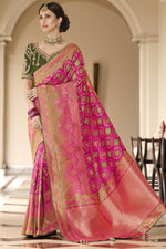 Load image into Gallery viewer, Rani Color Awesome Function Wear Weaving Work Silk Saree
