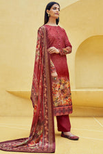 Load image into Gallery viewer, Function Wear Printed Pink Color Palazzo Suit In Fancy Fabric
