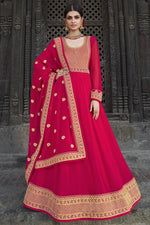 Load image into Gallery viewer, Rani Color Function Wear Embroidered Long Length Anarkali Suit
