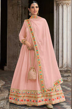 Load image into Gallery viewer, Stunning Pink Color Georgette Fabric Embroidered Anarkali Suit

