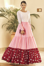 Load image into Gallery viewer, Multi Color Party Wear Anarkali Style Gown In Georgette Fabric

