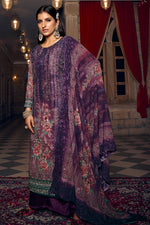 Load image into Gallery viewer, Fascinating Purple Color Georgette Fabric Palazzo Suit

