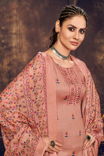 Load image into Gallery viewer, Classic Peach Color Digital Printed Palazzo Suit In Cotton Fabric

