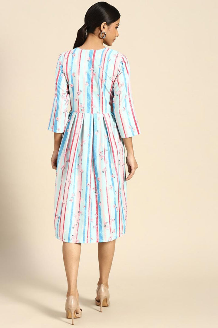 Multi Color Fantastic Kurti In Crepe Fabric