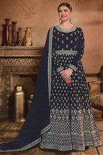Load image into Gallery viewer, Prachi Desai Black Color Georgette Fabric Ravishing Anarkali Suit
