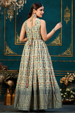 Load image into Gallery viewer, Digital Printed Multi Color Trendy Readymade Gown For Party
